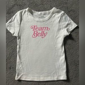 The Summer I Turned Pretty “Team Belly” Baby Tee
